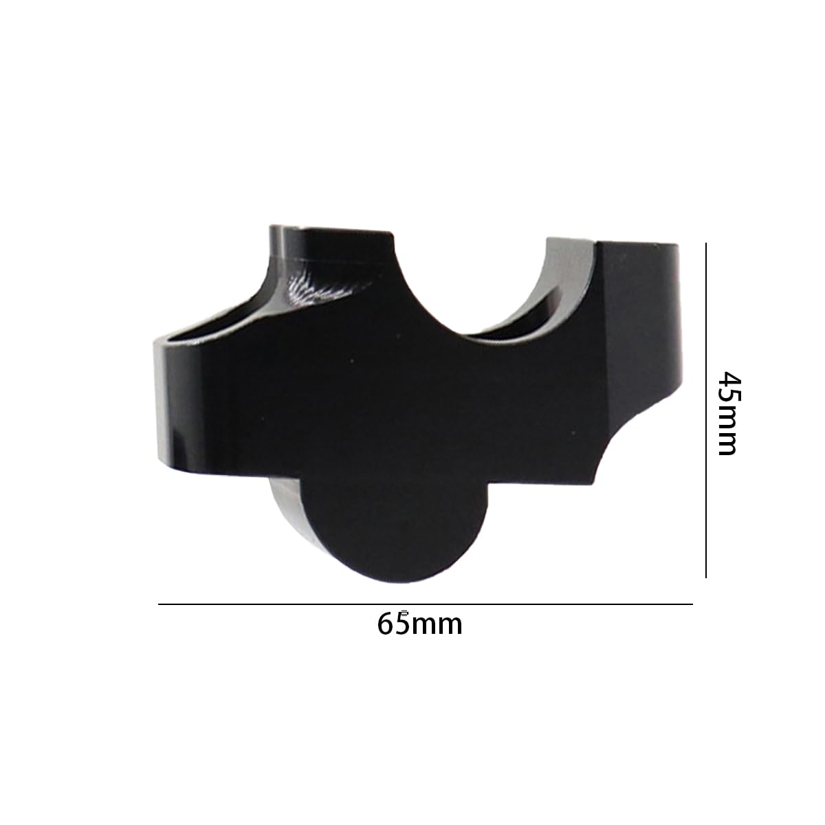 2 Pezzi Riser Per Manubrio Moto, Riser Per Manubrio CNC Da 30 Mm Adatto Per Honda REBEL CM300 CM500 CM1100