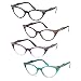 GAMMA RAY 3pk Womens Chic Cat Eye Vintage Reading Glasses - 1.50 Magnification