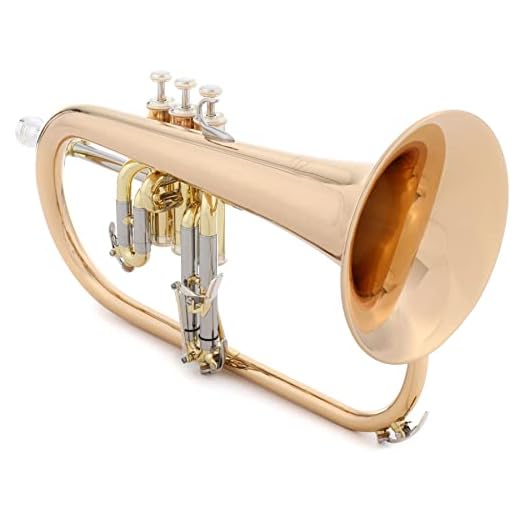 Yamaha YFH-631G Professional Bb Flugelhorn - Clear Lacquer with Gold Brass Bell