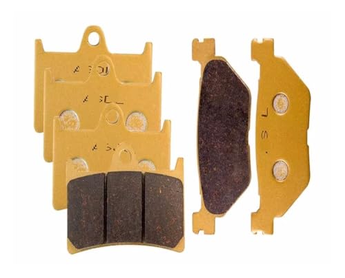 Plaquettes de frein moto anti-sifflement pour TDM 900 et FJR 1300 usés