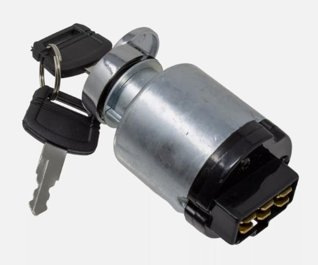 AT154992 Ignition Switch 75D 85D 135D 190E 370C 490E 600C Replacement for John Deere OEM, black, GY21773