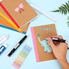 LABUK 40pcs Journals Bulk, A5 Kraft Lined Journaling Notebooks Bulk, Rainbow Composition Notebook, 12 Colors 60 Pages for Writing, School, Kids Gift