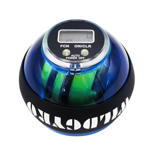 Torque Balls Hand Exerciser, Grip Strength Trainer, Forearm Strengthener, Wrist Power Gyro Balls, Hand Strengthening Devices, Wrist Strengthener, Finger Exerciser, Auto-Start Colorful Lighting