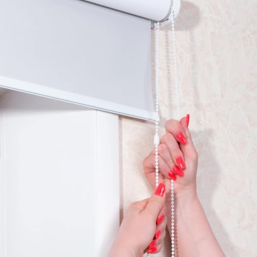 HOBBIESAY 10 m/Pacote de corrente de contas de rolo de plástico para cortina de rolo de plástico cor