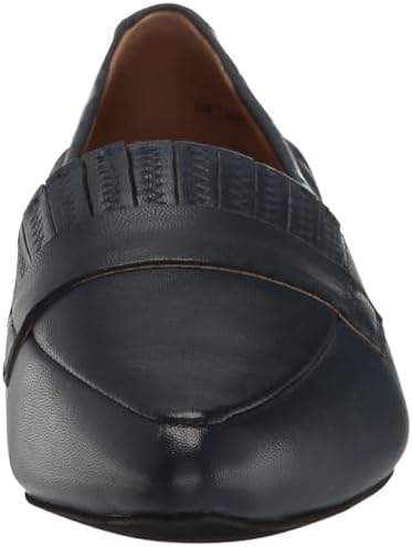 Trotters Women's Emotion Loafer Flat, Navy Leather, 10 XX-Wide | Image 1