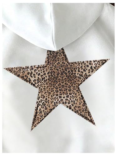 Floerns Girl's Letter Graphic Long Sleeve Hooded Drop Shoulder Sweatshirts4