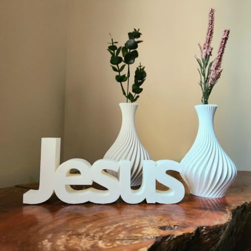 Enfeite de Jesus para Decoração de Sala, Mesa e Escritório - Eleg...
