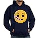 CafePress Gesicht Thermometer Emoji Sweatshirt Gr. Small, navy