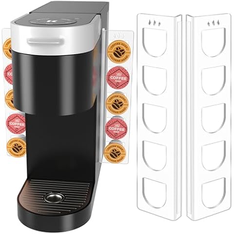 NiHome Clear Acrylic Coffee Pod Holders Cover