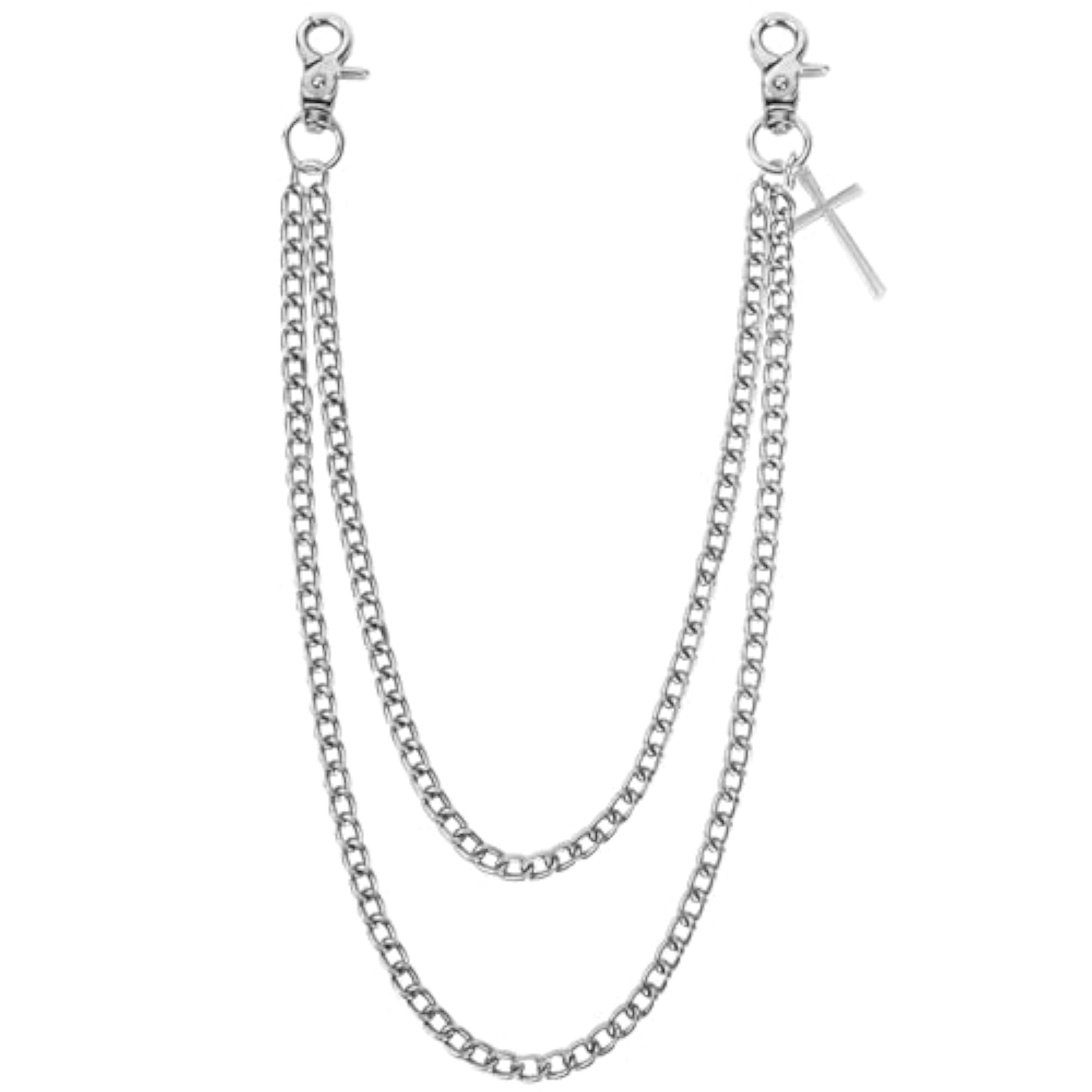 Gothic Double-Layer Wallet Chain for Men and Women