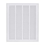EZ-FLO 61631, White Return Air Filter Grille, 16 inch (W) x 20 inch (H) Opening, 16' x 20'