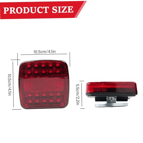 Luces traseras inalámbricas LED magnéticas para remolques y camiones con kit de carga 2
