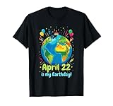 April 22 is My Earthday Birthday Earth Day Awareness Nature T-Shirt