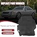 Hood Insulation Pad Compatible with Mercedes Benz 1990-1993 300SL 500SL 600SL 1994-1997 SL320 1994-2001 SL500 1994-2000 SL600 2002 R129 Chassis Sound Deadening Hood Mat Replace#1296802025 A1296802025