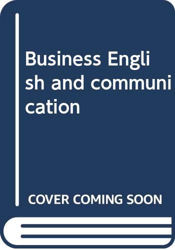 Business English and communication 0070613230 Book Cover