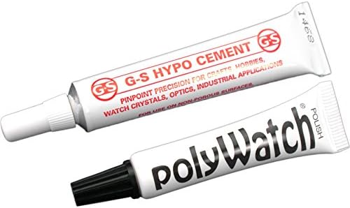 G-S Hypo Cement and Polywatch Plastic Crystal Polish Scratch Remover