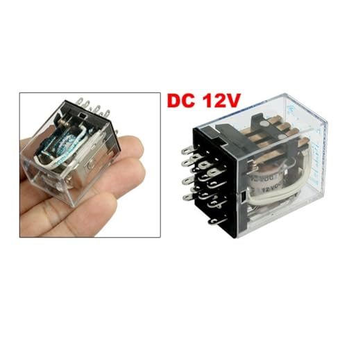 Relé electromecánico 4PDT 5A con bobina de baja tensión para paneles de control 2