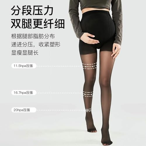 Spring and Summer Thin Concealer Stockings, Leggings Elastic Band Pantyhose - Black3