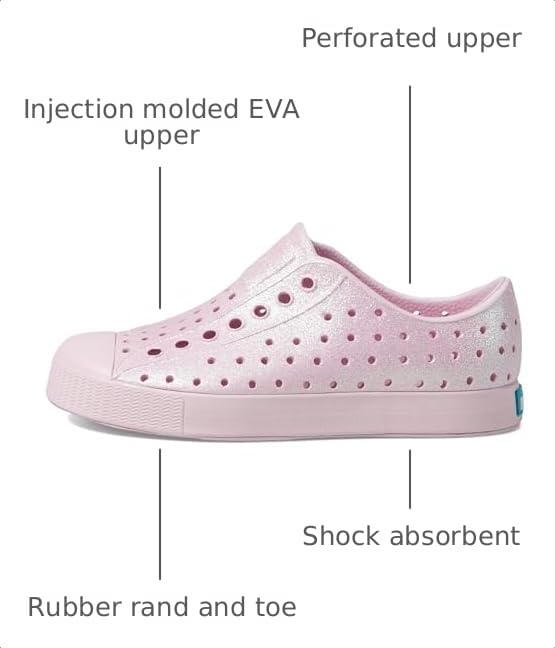 Image of Native Shoes Unisex-Kids Jefferson Bling Sneakers