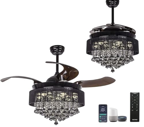 oltao Kingbird Smart Chandelier Fan with BLDC motor, Dimmable 3 Colour LED, Alexa/Google home compatible (42 Inches) (B0CN1H4PSY) Amazon Price History, Amazon Price Tracker