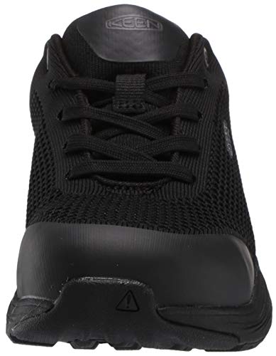 Keen Utility Women's Sparta Low Alloy Toe Non Slip Work Shoe, Black/Black, 7.5 Wide Us #TOP1