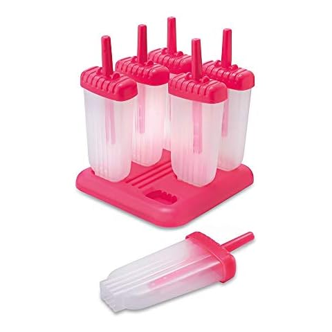 Eddingtons 732003 Fab Lolly Mould, Set of 6, BPA Free, Non Toxic Plastic Cover