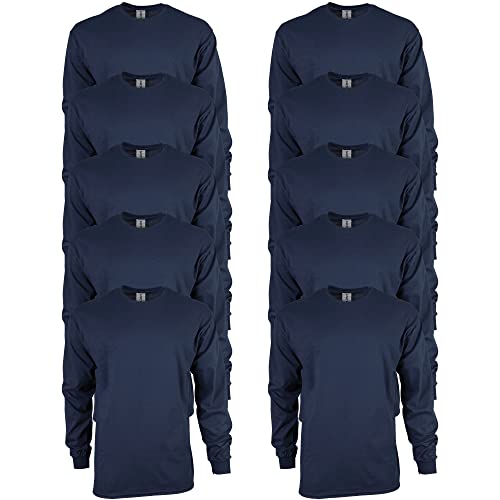 Gildan Adult Ultra Cotton Long Sleeve T-Shirt, Style G2400, Multipack