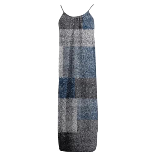 Robe sans manches dos nu coupe ample et décontractée - 5