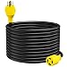 Leisure Cords 4-Prong 50 Feet 30 Amp Generator Cord, 10 Gauge Heavy Duty L14-30 Generator Power Cord Up to 7,500W (50-Feet)