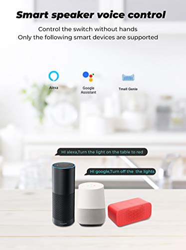 Smart Switch Smart WiFi Switch Ingebouwde Switch Relay Module Afstandsbediening met Smart Life, Google Home, Voice… - Afbeelding 8