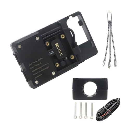 Support téléphone moto pour Cyclone RT3 avec barre transversale et clip USB 22mm