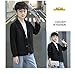 Kids Boys Fashion Blazers Casual Jackets Blazers Dress Suit Jacket Coat Black, 6 Years