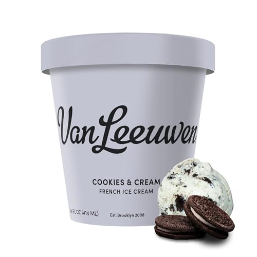 Van Leeuwen Premium Cookies & Cream French Ice Cream, 14