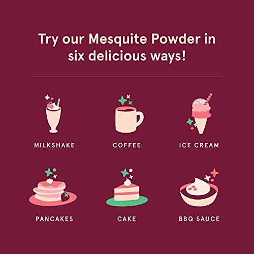 Sun Bay Organics Mesquite Powder - 8 Oz Bag Of Organic Non-Gmo Vegan Kosher Low Carb Natural Sweetener Sugar Substitute From Peru - Free Of Gluten, Dairy, And Soy #TOP3