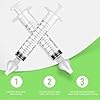 2 Pcs Aspirador Nasal Bebes, Aspiradores Nasales, Silicona limpiador de Nariz Seguro 10 ml, Reutilizable de Irrigador Nasal para Bebes, limpiador de Nariz Seguro, Cómodos y Seguros #3