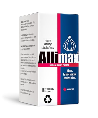 Allimax 180mg 180 Capsules. Supports Your Body’s...