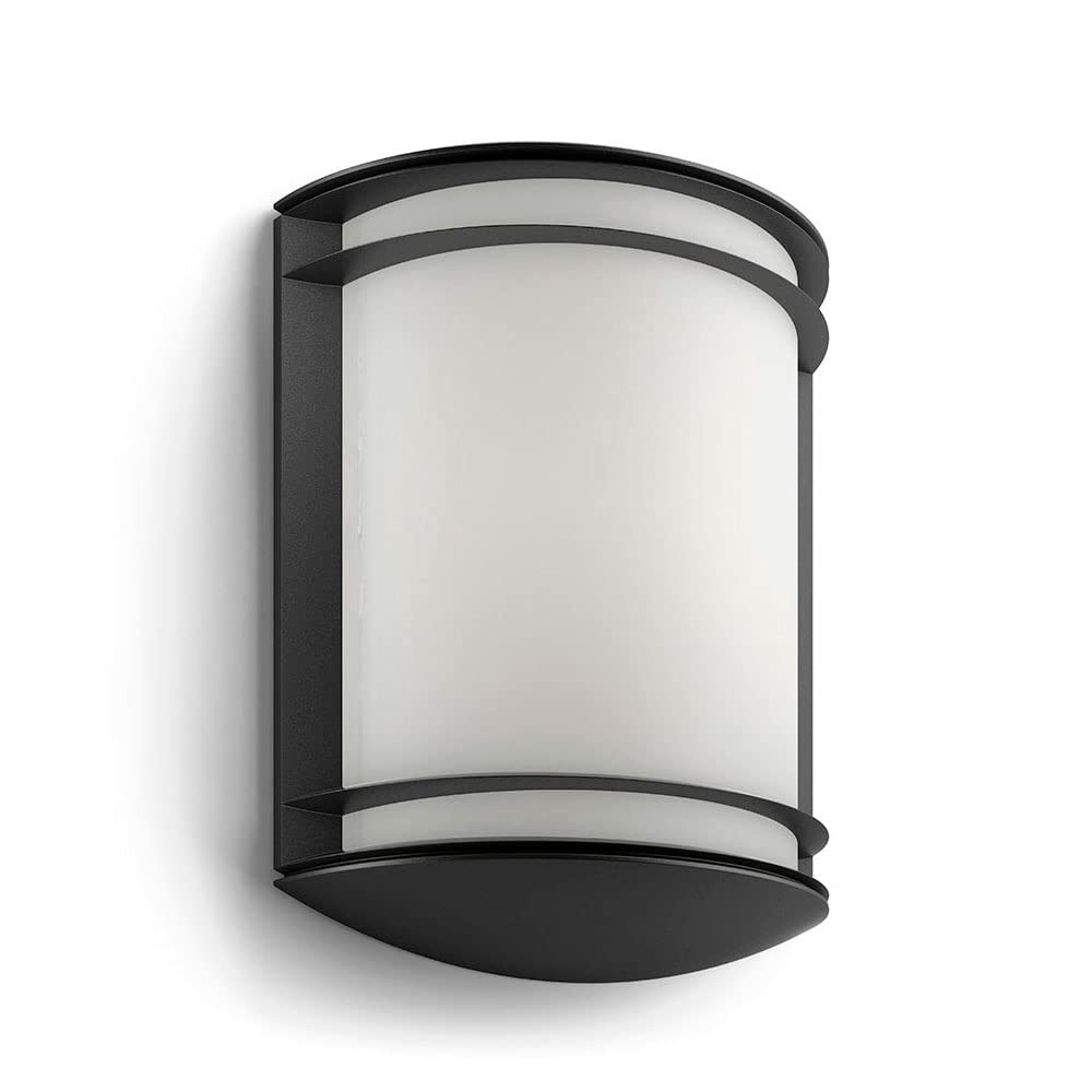 Aplique LED 6W 600lm 4000K negro, ideal para iluminación interior y decoración moderna.