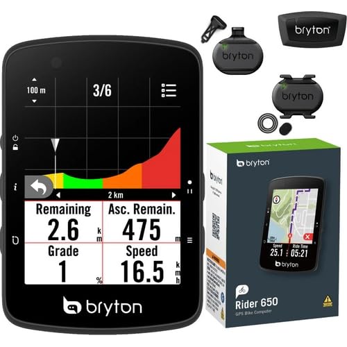 Bryton Rider 650 サイクルコンピューター と心拍センサー Amazon | Bryton ブライトン サイクルコンピューター サイコン