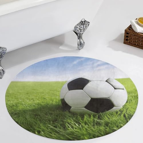 Alfombra de fútbol lavable que elimina el suelo frío en baños y cocinas modernas 6