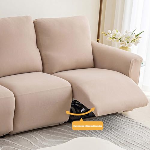 Funda de sillón relax de 1, 2 o 3 plazas para proteger el sofá reclinable familiar 4