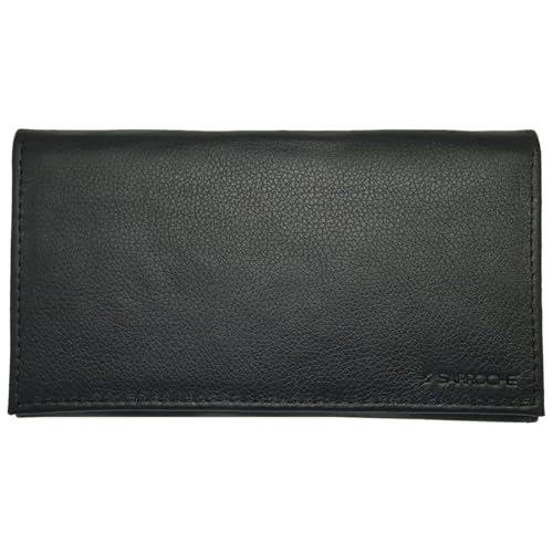 Capa Estojo Carteira Couro Legítimo Para Calculadora Hp12c Preto