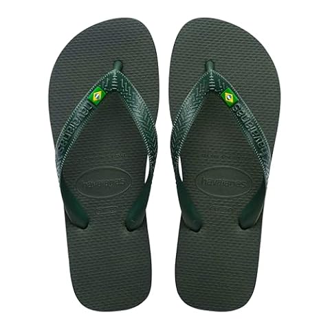 Havaianas Top Brasil, Olive Green, 8.5/9