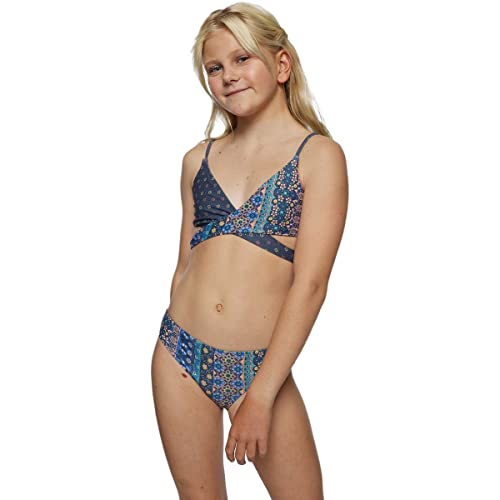 O'NEILL CLOTHING Girls Swim Set, Bikini, Tank Top, Briefs, Size 14, Allover Print