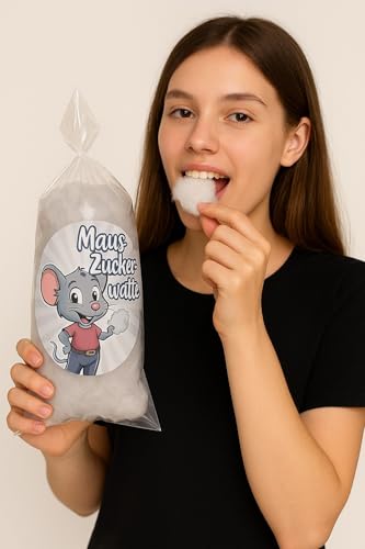 Zuckerwatte | Mauszuckerwatte im Poly-Spitzbeutel | 70g – Bild 4