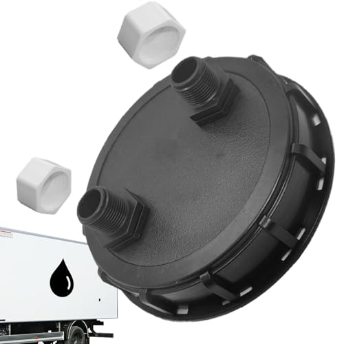 Bucket Cover, Ton Barrel Caps with Vent Hole, 6.38-6.5 Inches, Compact Reusable Drum Lid Shells, Versatile Tanks Equipment, Dustproof Tote Cover for Ton, Barrels