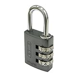 日本ロックサービス ナンバー可変式南京錠 145-30 チタニウム 00721249-1