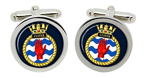 HMS Ulster, Royal Navy Cufflinks in Box