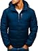 Produktbild BOLF Herren Winterjacke Steppjacke Sportjacke Reißverschluss Casual Style FREESTEP AB71 Dunkelblau XL [4D4]