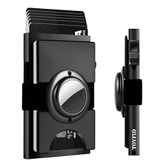 Black Wallet with Airtag Slot