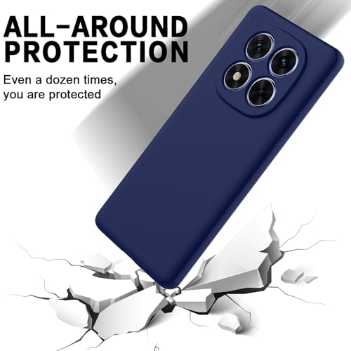 Image of Back Cover for Mi Redmi Note 14 Pro 5G / 14 Pro 4G | Full Camera Protection | Premium Liquid Silicon Case | Flexible Bumper Case for Mi Redmi Note 14 Pro 5G / 14 Pro 4G / Poco X7 5G(Dark Blue)